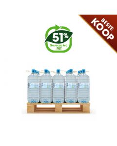 6x15L Eden vierkant - SLECHTS 0,93€ per liter